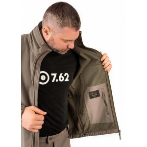 Тактическая куртка 7.62 Фантом, софтшелл, олива [NOVATEX]